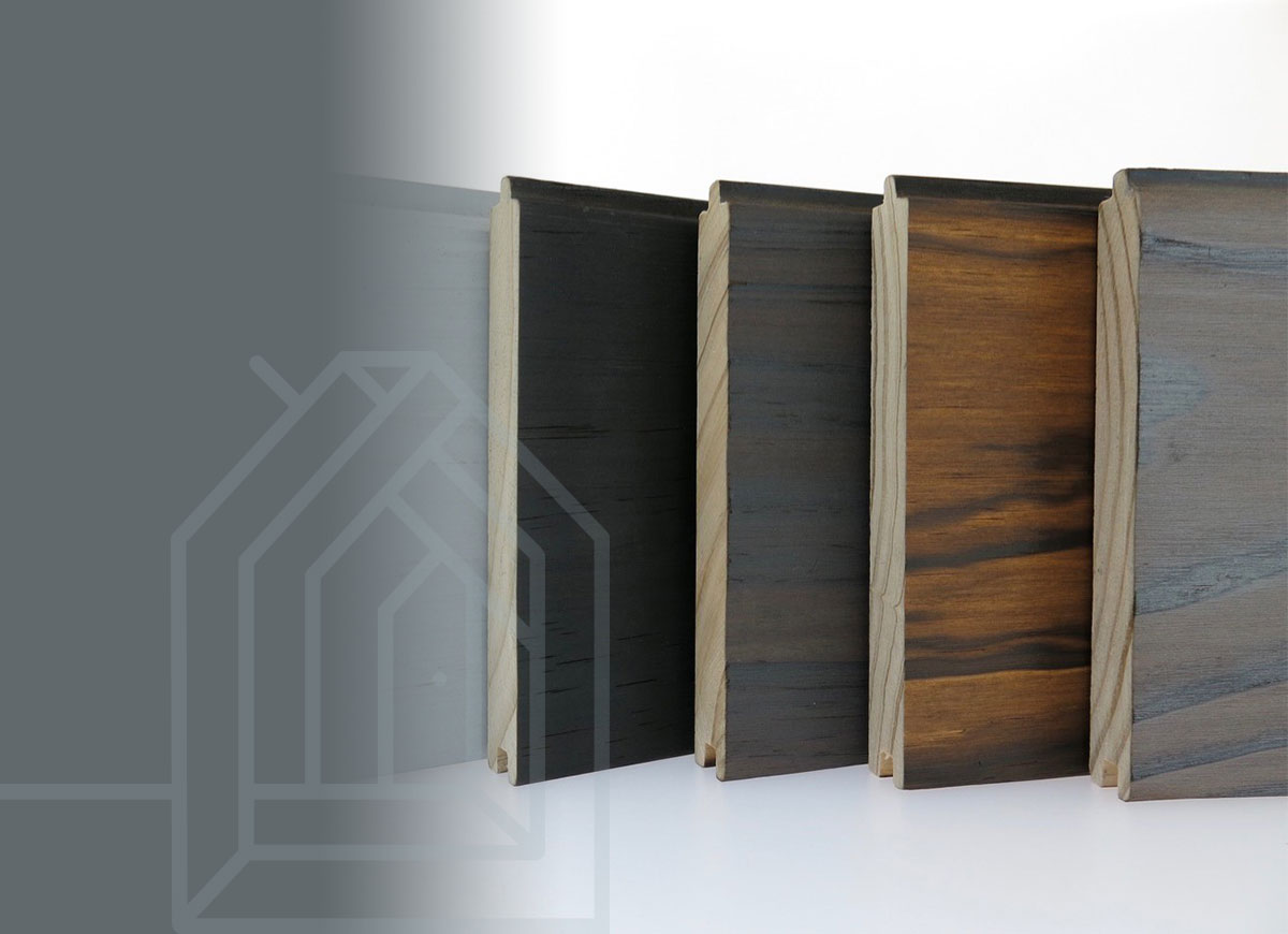 Charred Accoya Header